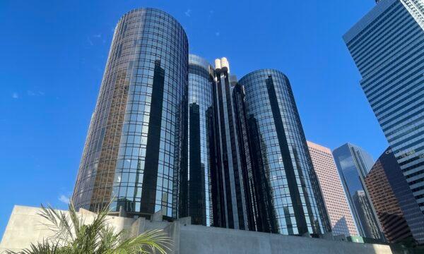 Westin Bonaventure Hotel in Los Angeles on Oct. 20, 2022. (Carol Cassis/The Epoch Times)
