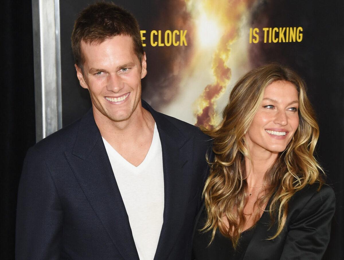 Professional Football player Tom Brady and wife, model Gisele Bundchen attend National Geographic's "Years Of Living Dangerously" new season world premiere at the American Museum of Natural History in New York on Sept. 21, 2016. (Michael Loccisano/Getty Images)