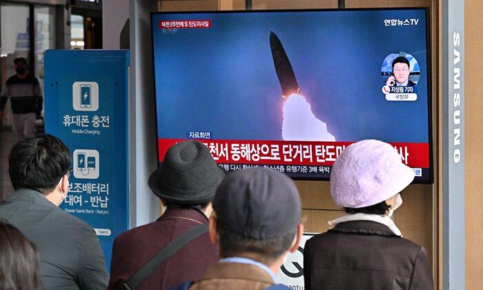 North Korea Fires 2 Short-Range Missiles After Warning of Response to Allied Drills