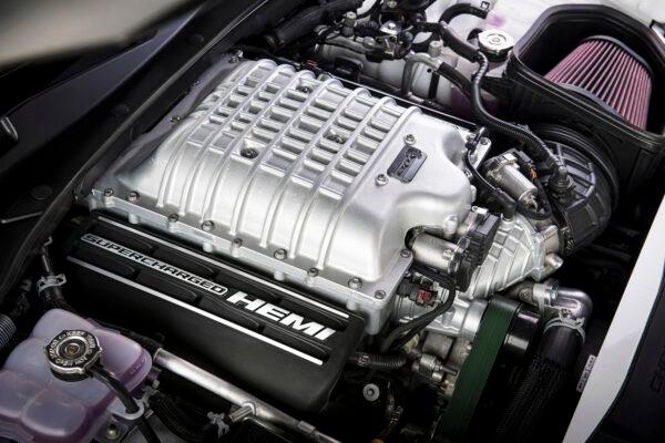 6.2L supercharged HEMI V8. (Courtesy of Stellantis)
