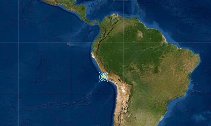 Magnitude 5.9 Earthquake Near Peru’s Central Coast, No Damage Reported