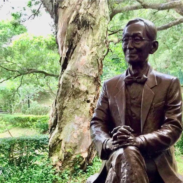 The statue of Professor Lao Sze-kwang on the campus of the Chinese University of Hong Kong. (Courtesy of Cheung Chan-fai)