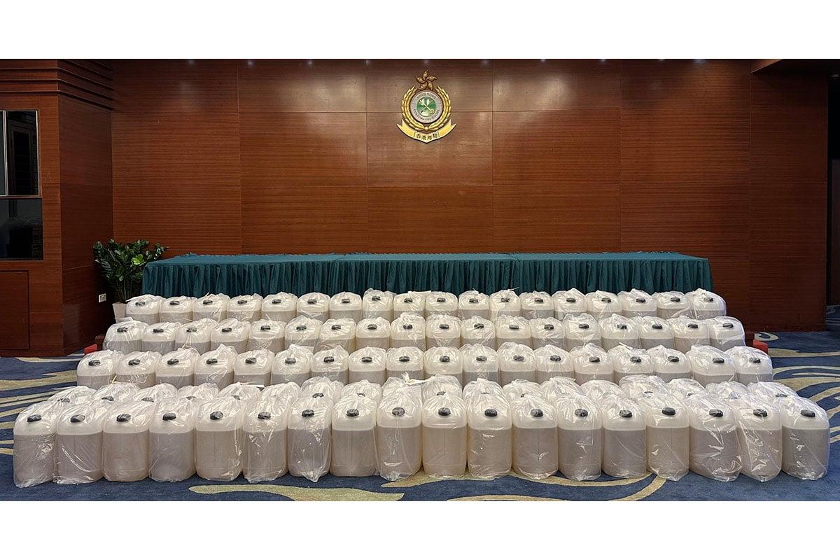 HK Customs Makes Biggest Methamphetamine Trafficking Haul