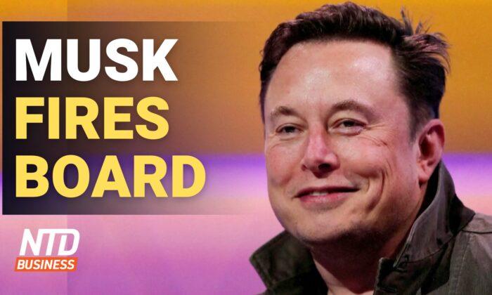 Elon Musk Fires Twitter’s Entire Board; Chinese Apple Factory Workers Flee Lockdown | NTD Business