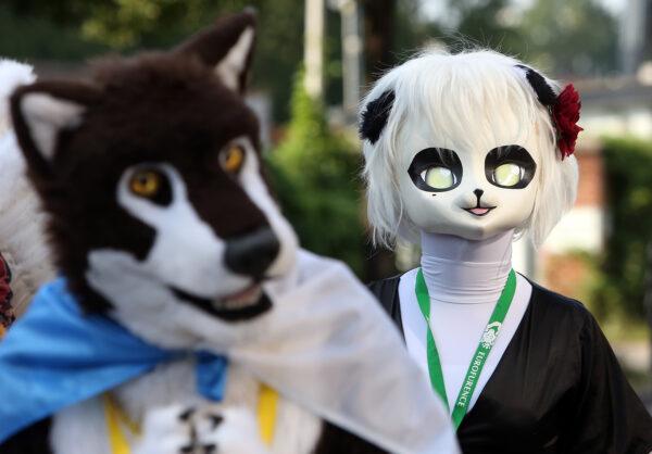 Furry enthusiasts attend the Eurofurence 2015 conference in Berlin on Aug. 21, 2015.   (Adam Berry/Getty Images)