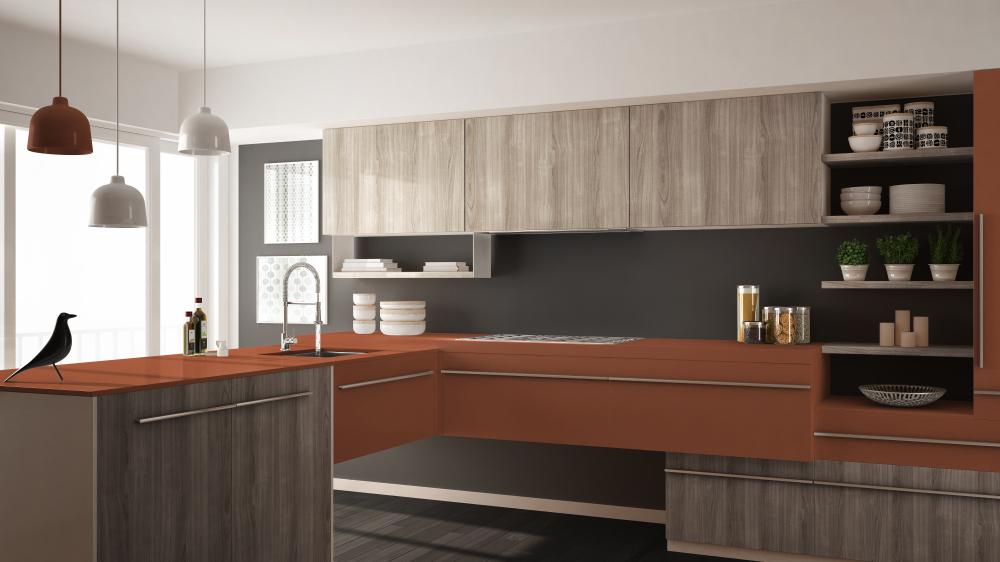 Dark-colored cabinets are both trendy and timeless. (Archi_Viz/Shutterstock)