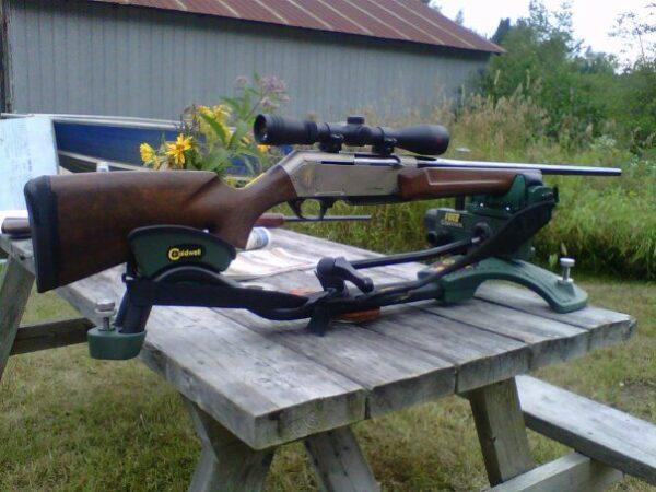 A Browning BAR 270 deer hunting rifle, which would be prohibited if the Liberal government’s gun legislation amendments pass in Canada. (Courtesy of Tracey Wilson of the Canadian Coalition for Firearm Rights)