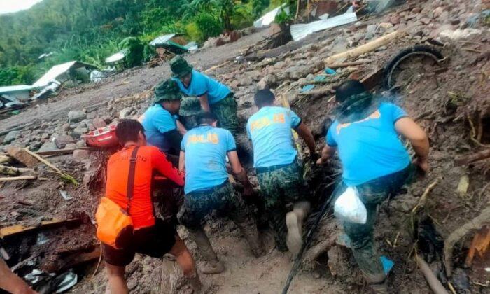 Philippine President Marcos Inspects Landslide-Hit Province, Death Toll at 110