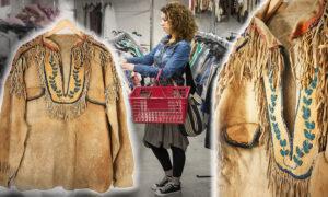 Thrift Store Employee Stumbles On Ultra-Vintage Leather Jacket Dating Back to Red River Natives in 1800s Canada