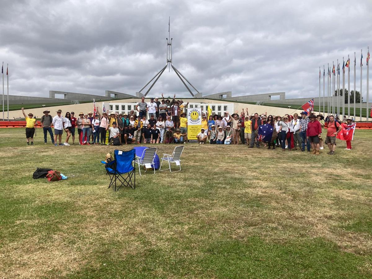 Standing in a Park for Truth