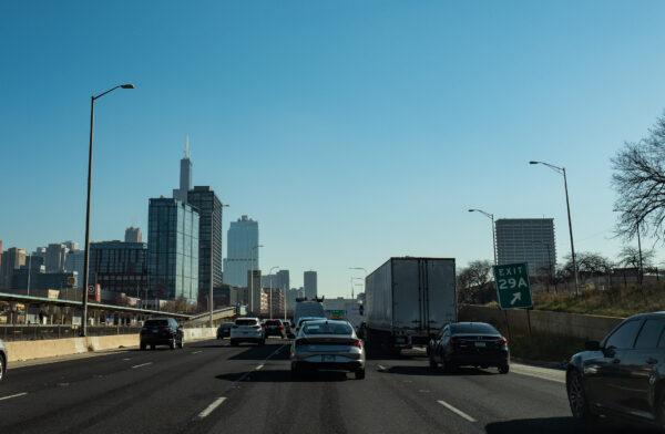Roadways in Chicago on Nov. 2, 2022. (John Fredricks/The Epoch Times)
