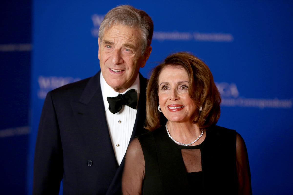Paul Pelosi (L) and then-House Minority Leader Nancy Pelosi (D-Calif.) attend the 2018 White House Correspondents' Dinner at the Washington Hilton on April 28, 2018. (Tasos Katopodis/Getty Images)