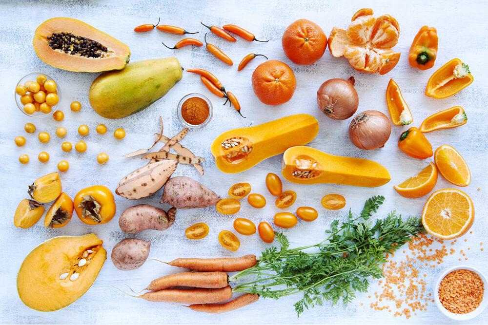 All orange foods contain beta-carotene, a precursor to vitamin A. (Daxiao Productions/Shutterstock)