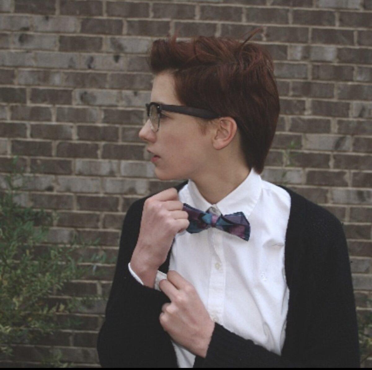 Daisy Strongin, 16, when she identified as 'genderqueer.' (Courtesy of Daisy Strongin)