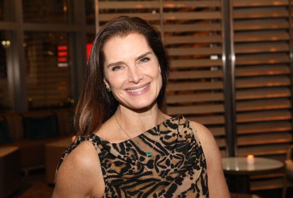 Brooke Shields attends Art Miami 2018 Lifetime Visionary Award Dinner Honoring Dennis and Debra Scholl at Boulud Sud Miami, Fla., on Dec. 6, 2018. (Aaron Davidson/Getty Images for Art Miami)