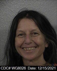 Oxane "Gypsy" Taub, 53, longtime girlfriend of David DePape, in 2021 mugshot. (Courtesy California Department of Corrections)