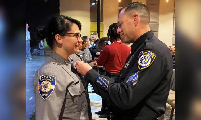 Colorado Deputy Gets Badge Pinned On by the Officer Who Saved Her Life as a Neglected Victim 22 Years Ago