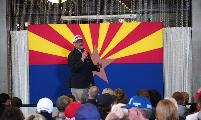 Arizona Secretary of State Candidate Mark Finchem Predicts 'Red Tsunami' in Midterm Elections