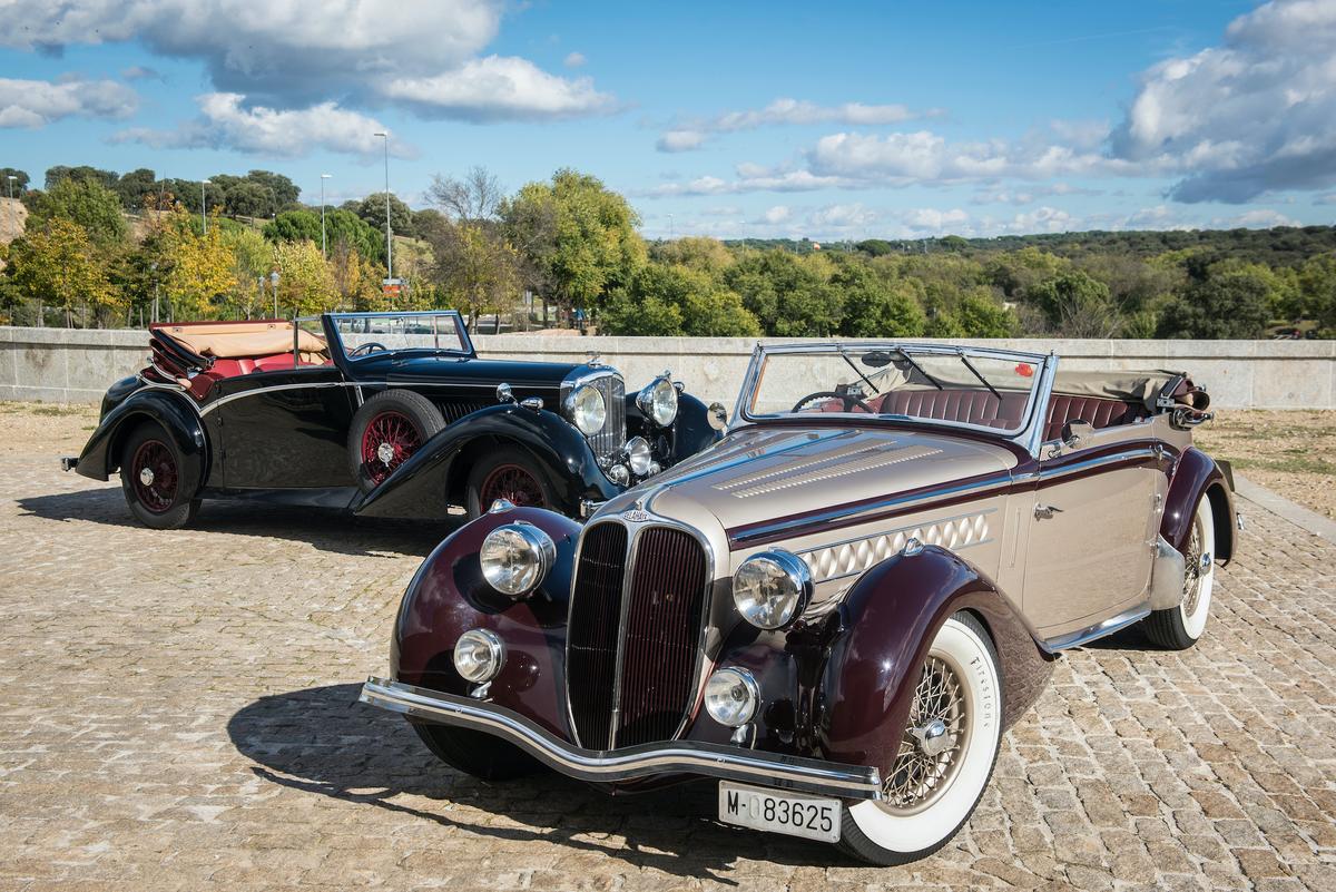 A 1946 Delahaye 135 MS Cabriolet in Boadilla del Monte, Madrid, Spain. (FernandoV/Shutterstock)