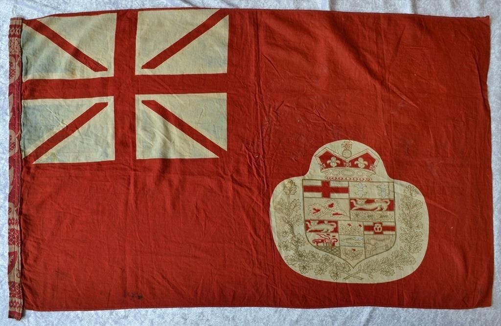 A Red Ensign flag from the Canadian Legion archives. (The Canadian Press/HO-Canadian Legion)