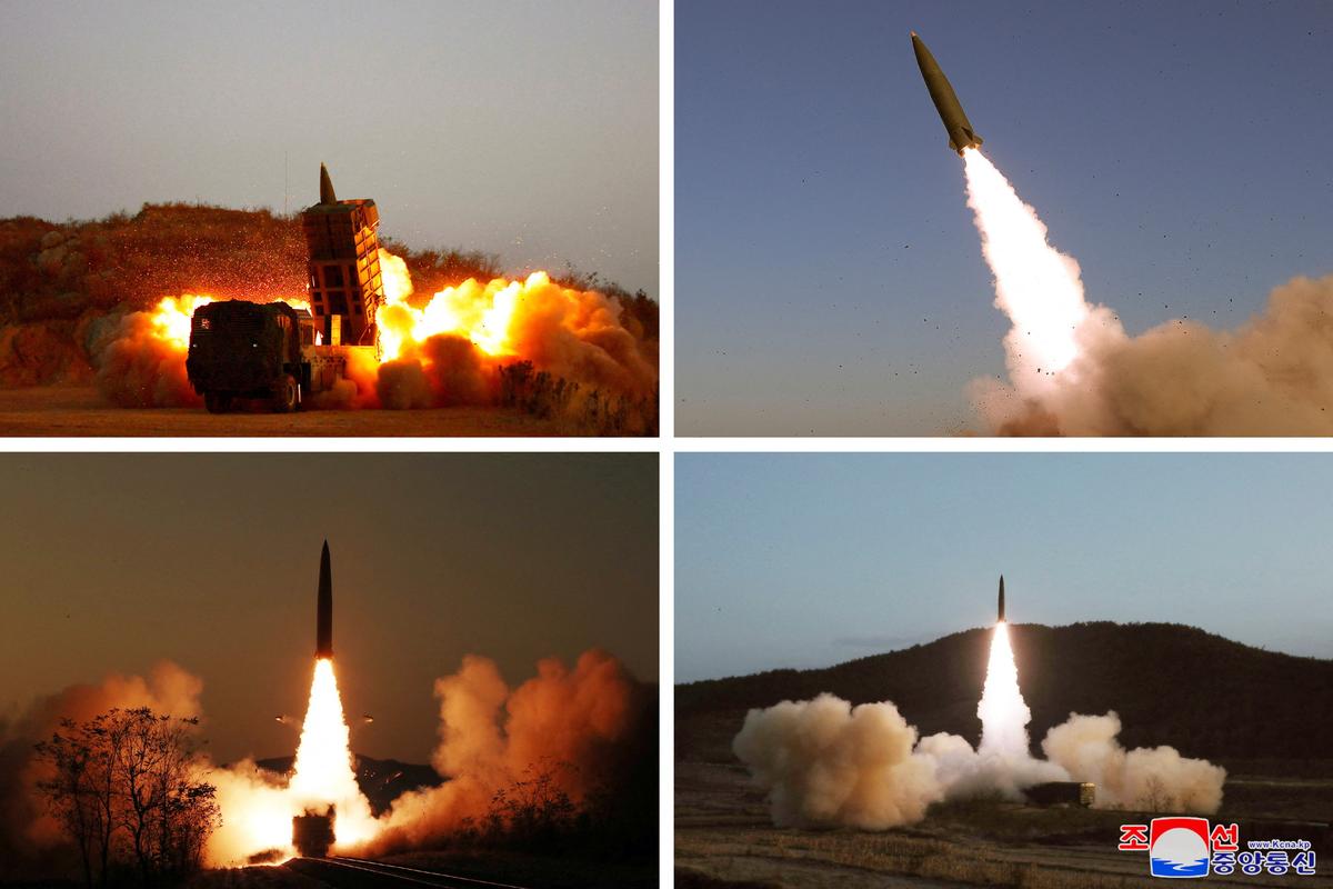 North Korea Says Launches Were Simulated Attack, as South Recovers Missile Parts