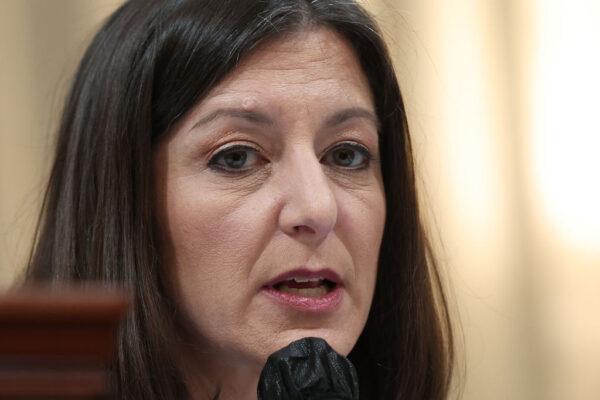 Rep. Elaine Luria (D-Va.), of the House Select Committee to Investigate the January 6th Attack on the U.S. Capitol, delivers opening remarks during a hearing in the Cannon House Office Building on July 21, 2022 in Washington, DC. (Win McNamee/Getty Images)
