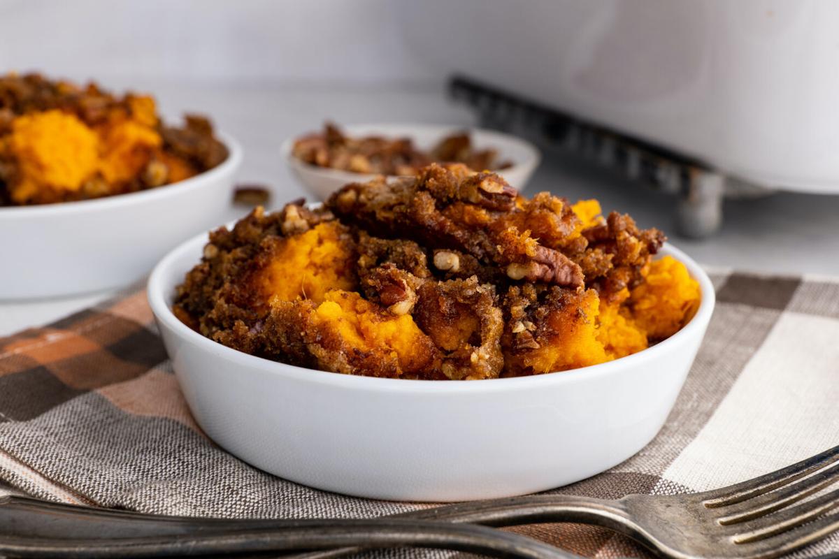 Be sure to use the right kind of potatoes for your sweet potato casserole. (Courtesy of Amy Dong)