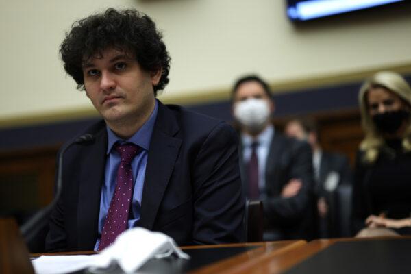 Then CEO of FTX Sam Bankman-Fried testifies during a hearing before the House Financial Services Committee on Capitol Hill, in Washington, on Dec. 8, 2021. (Photo by Alex Wong/Getty Images)