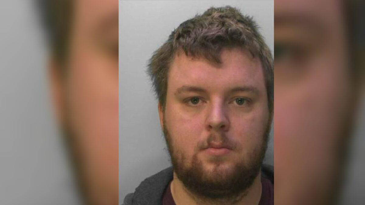 An undated custody image of Jordan Croft, who was sentenced at Lewes Crown Court for 65 offences against girls and young women on Nov. 11, 2022. (National Crime Agency)