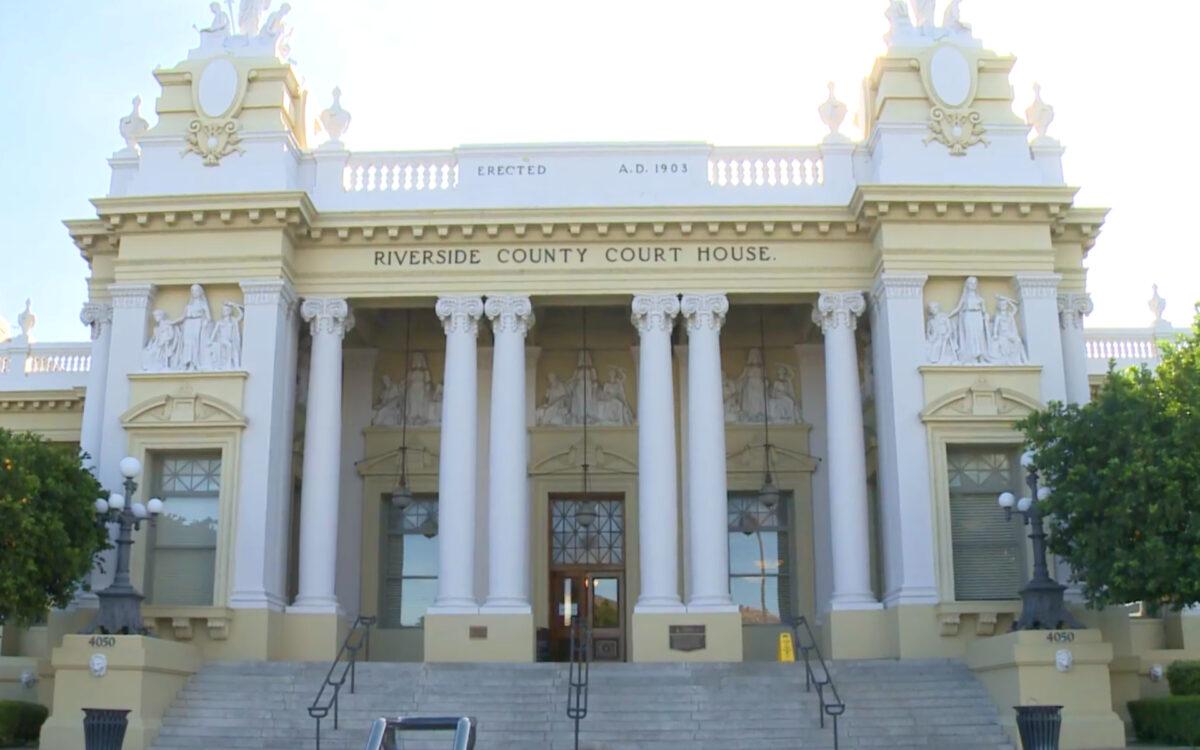 Riverside County Court House in Riverside, Calif., on Nov. 4, 2022. (Adam Lin/NTD)