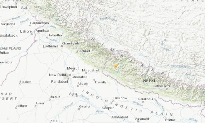 Magnitude 5.4 Earthquake Strikes Nepal Region