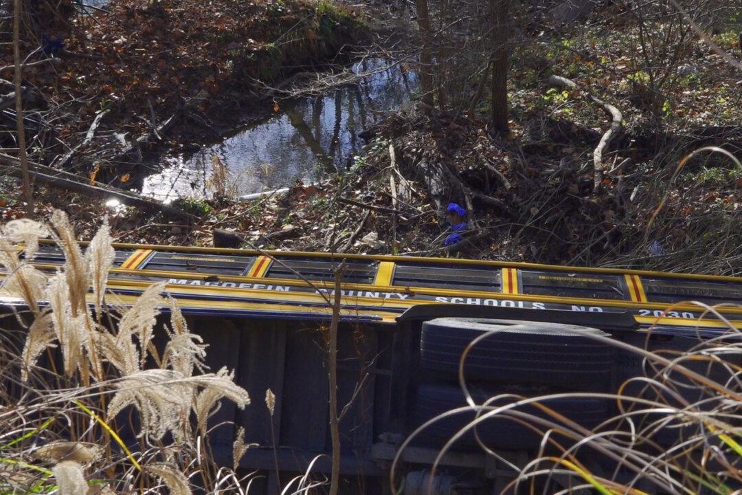 Kentucky School Bus Crashes Off Embankment, 18 Children Injured