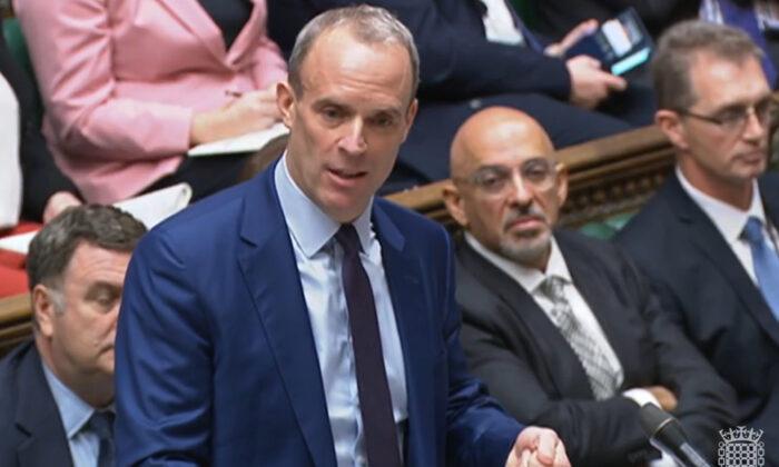 UK’s Raab to Face Independent Inquiry Over Complaints