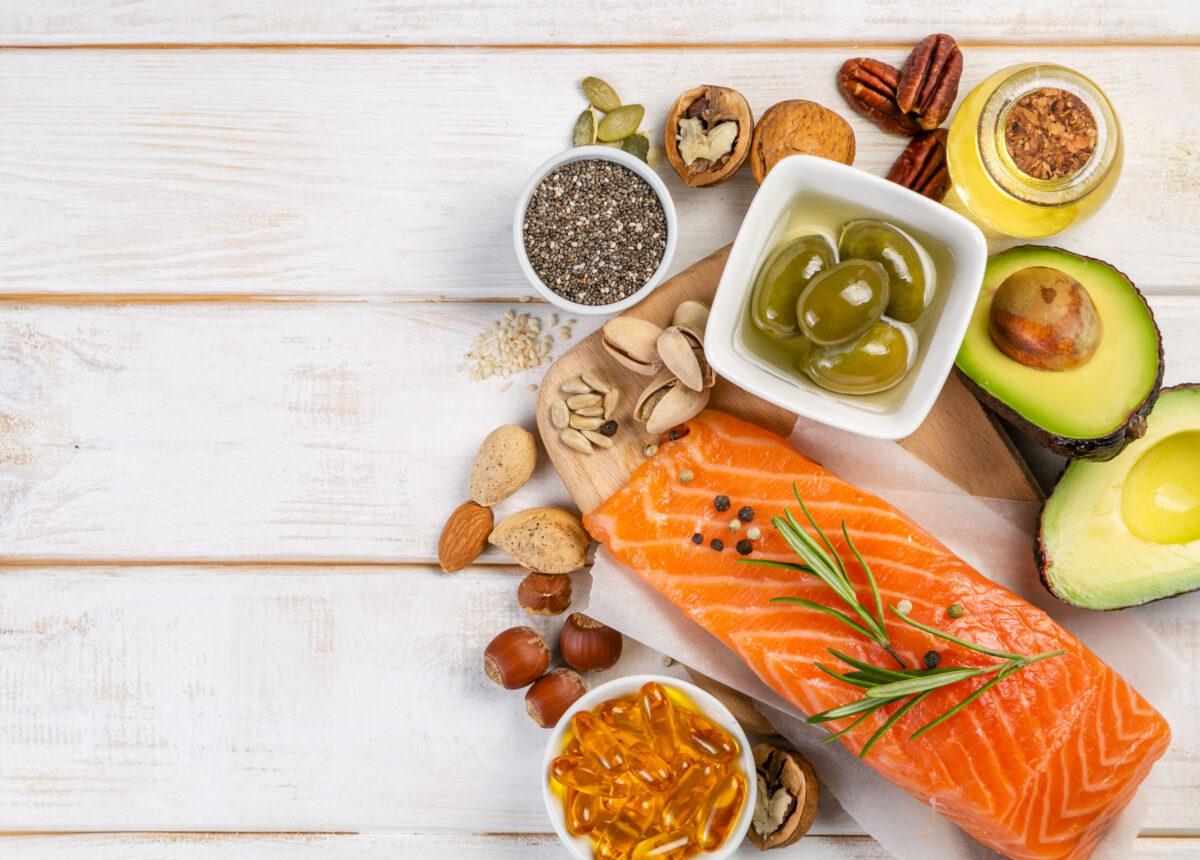 Cold-water fish, vegetables, seeds, and nuts all contain omega-3 fatty acids which are great for improving brain health. (Oleksandra Naumenko/Shutterstock)