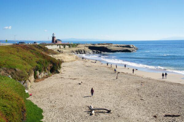 Dog-friendly Its Beach ends just before the Mark Abbott Memorial Lighthouse. (Courtesy of Karen Gough)