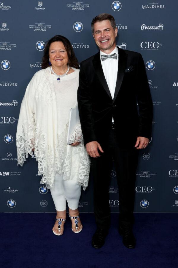 Gina Rinehart attends the CEO Magazine 2022 Executive Of The Year Awards in Sydney, Australia, on Nov. 9, 2022. (Brendon Thorne/Getty Images)