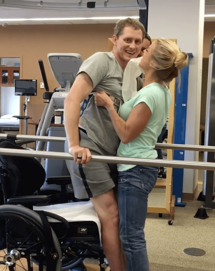 Laura says Jon has come a long way since his accident, adding that he's a man with a "strong foundation of faith." (Courtesy of <a href="https://www.instagram.com/laurabpilates/">Laura Browning Grant</a>)