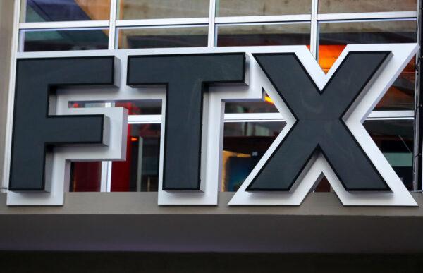 An FTX sign at the FTX Arena in Miami on Nov. 14, 2022. (Megan Briggs/Getty Images)
