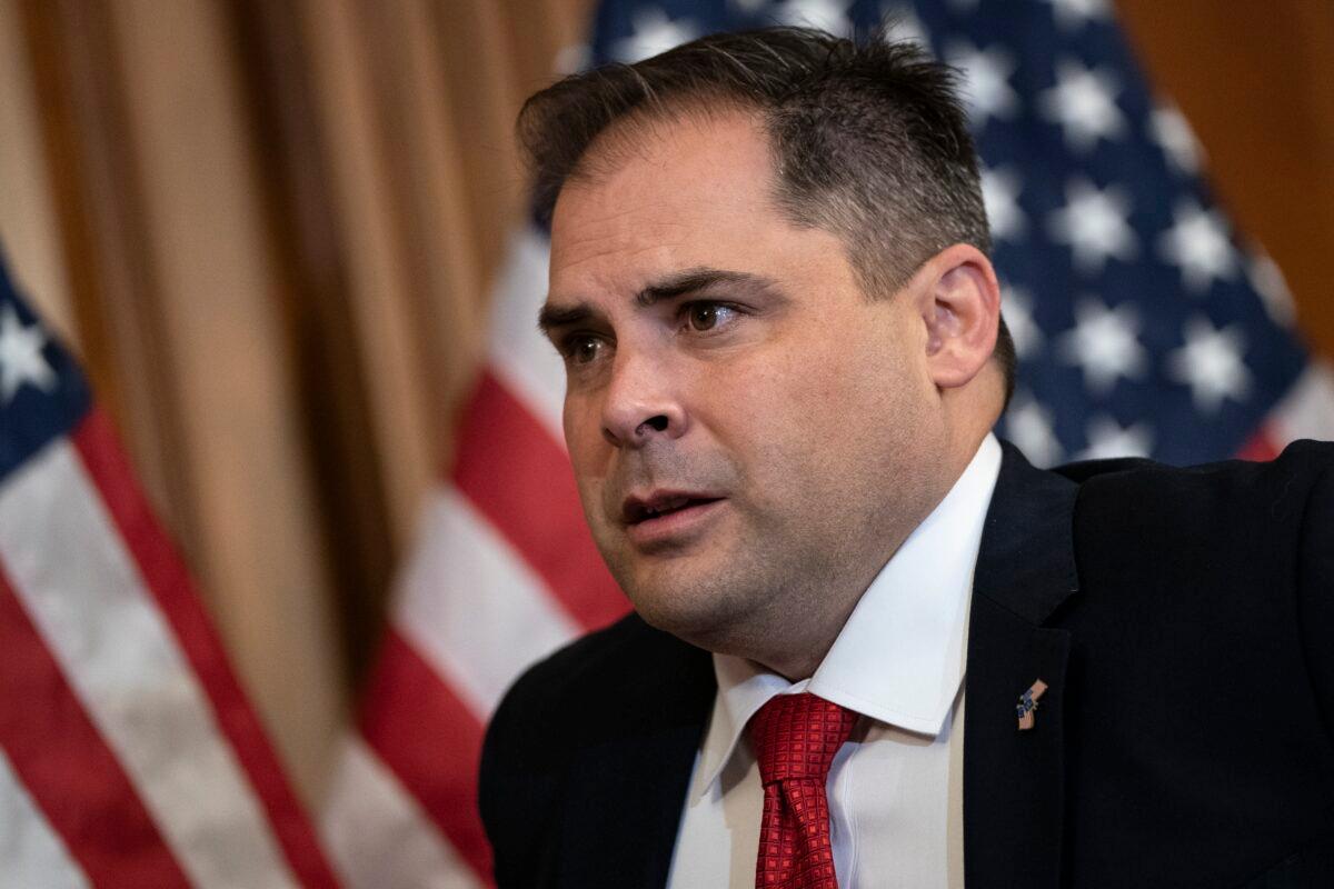Rep. Mike Garcia (R-Calif.) in Washington on May 19, 2020. (Drew Angerer/Getty Images)
