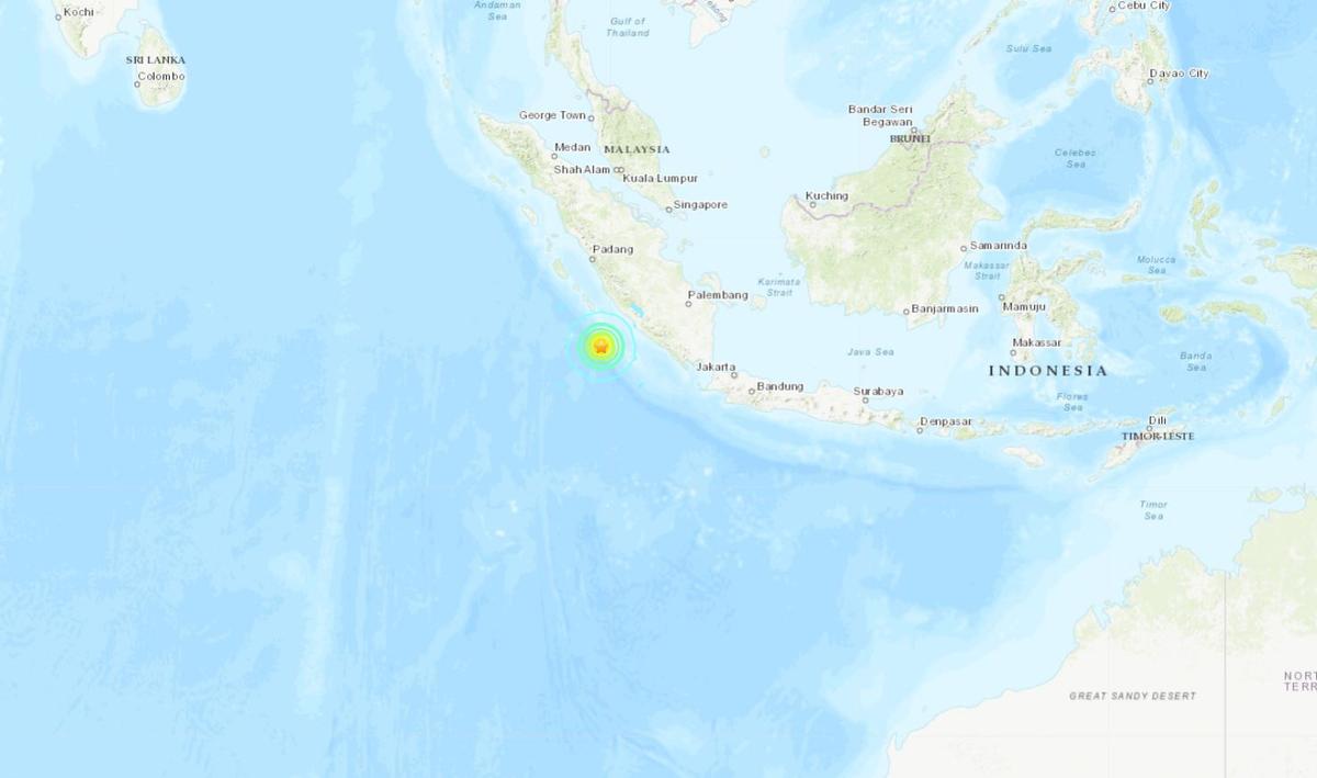 Strong Earthquake Shakes Western Indonesia; No Tsunami Alert
