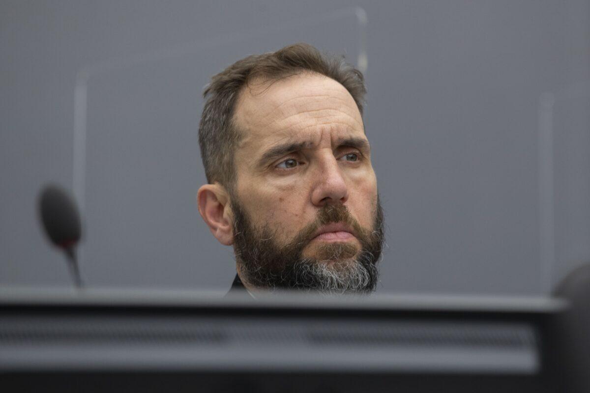 Prosecutor Jack Smith of the U.S. in a courtroom at The Hague on Nov. 10, 2020. (Peter Dejong/ANP/AFP via Getty Images)