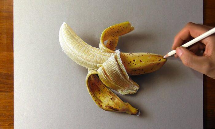 Drawing a Peeled Banana: So Realistic You Would Eat It