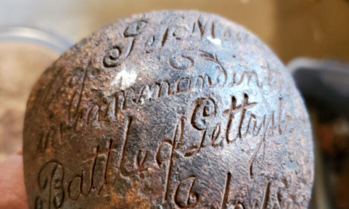 Best of Treasures: Battle of Gettysburg Cannonball Is Beautifully Engraved