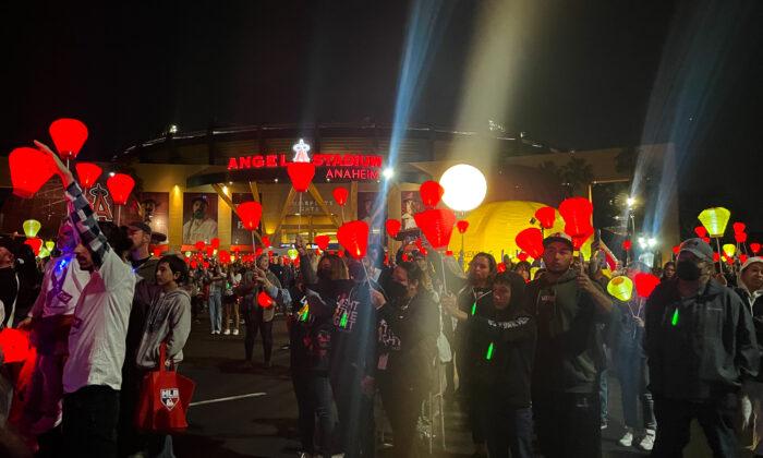 Thousands ‘Light the Night’ at Angel Stadium For Blood Cancer Research