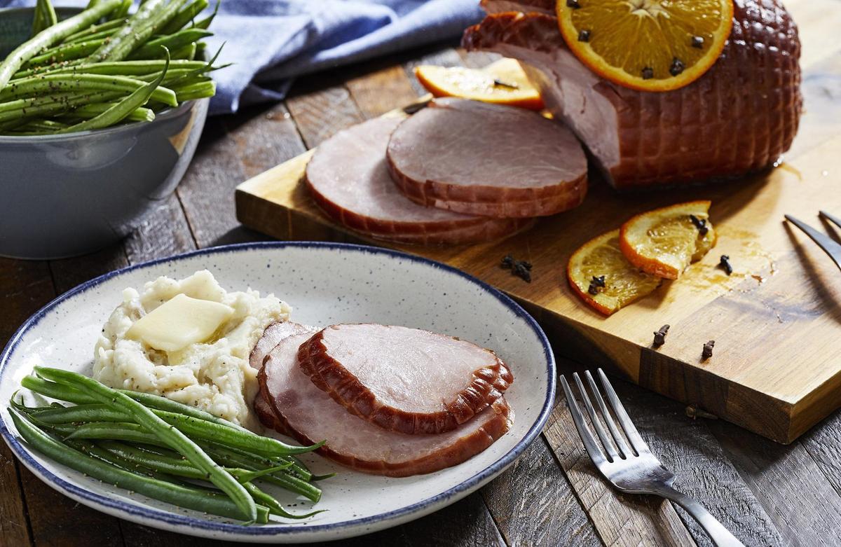 Orange Clove Baked Ham