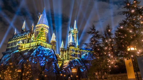 The village of Hogsmeade™ in the Universal Studio Hollywood during the holiday season in Universal City, Calif. (Courtesy of Universal Studio Hollywood)