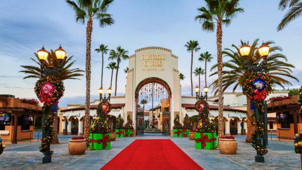 Universal Studio Hollywood during the holiday season in Universal City, Calif. (Courtesy of Universal Studio Hollywood)