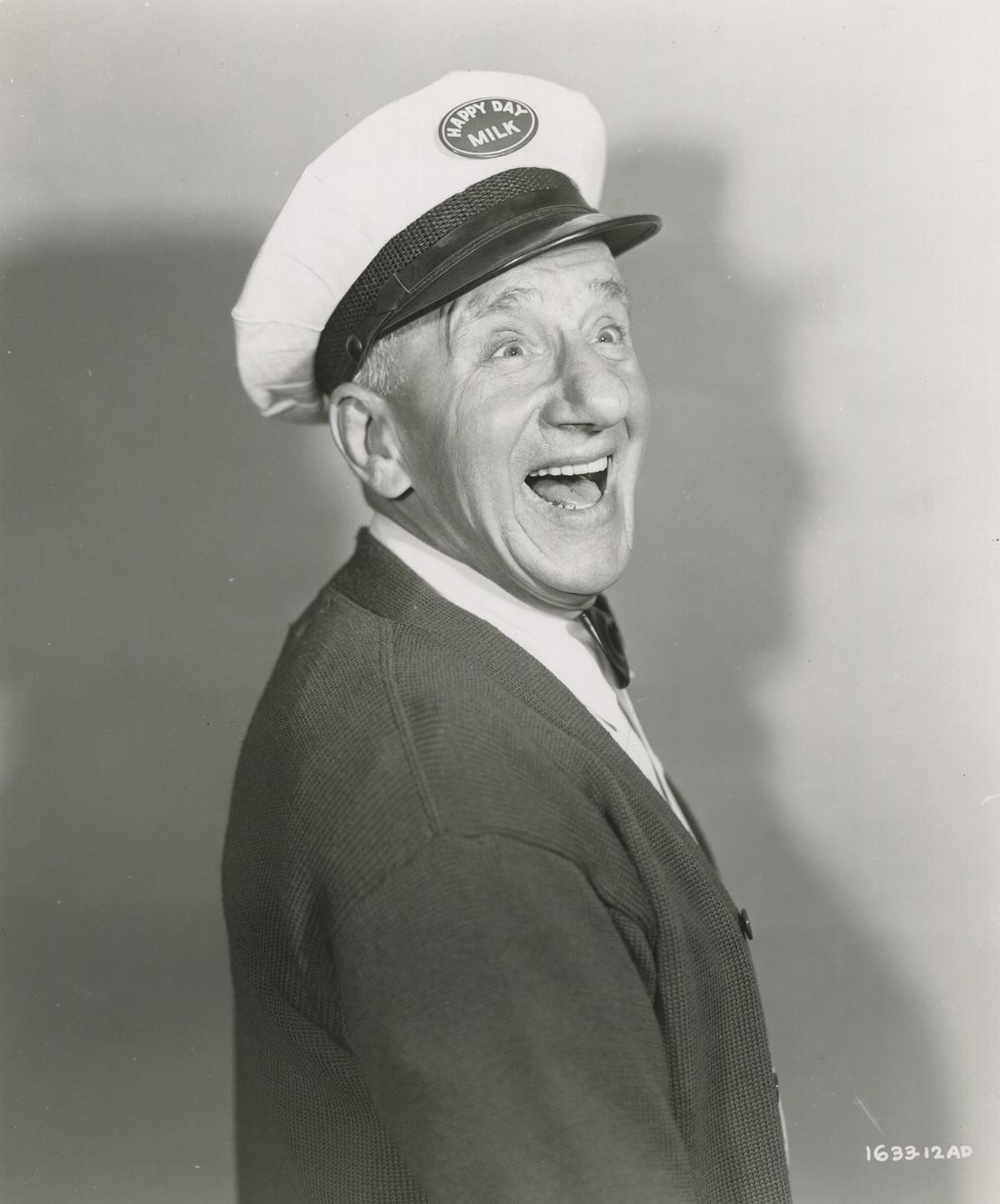 Jimmy Durante in the 1950 film "The Milkman." Universal Pictures Company. (Public Domain)