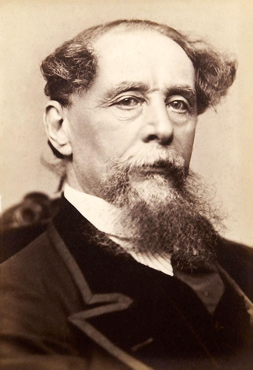 Charles Dickens, the English writer and social critic whose book "A Christmas Carol" was influential in establishing turkey as the iconic centerpiece for holiday meals.