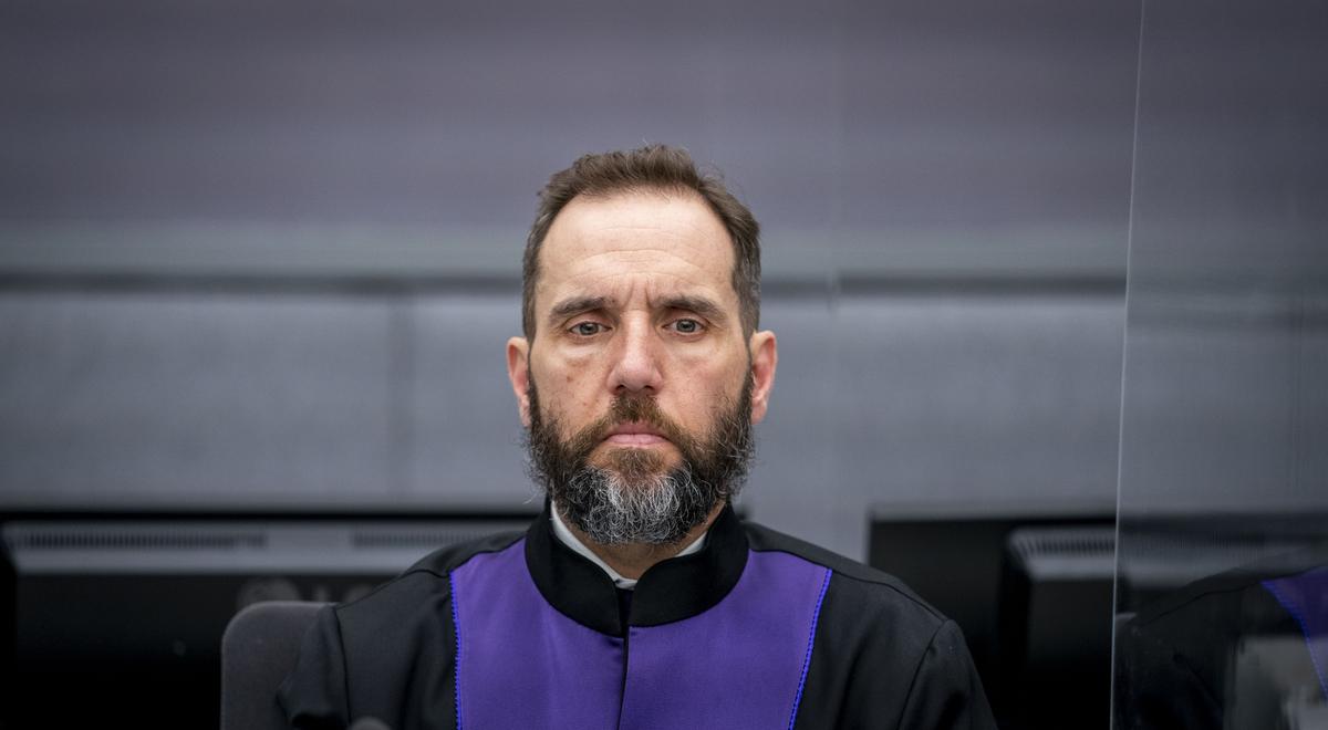 American prosecutor Jack Smith presides during a presentation before a war crimes court in The Hague on Nov. 9, 2020. (Jerry Lampen/Pool/AFP via Getty Images)